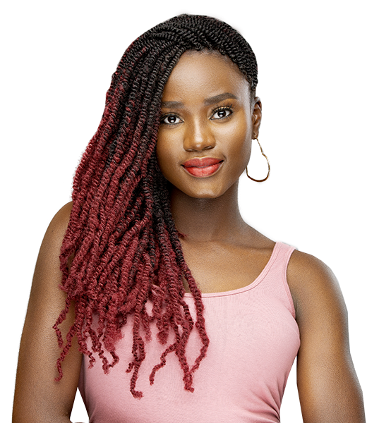 Darling Kinky Ombre Crochet hair extension